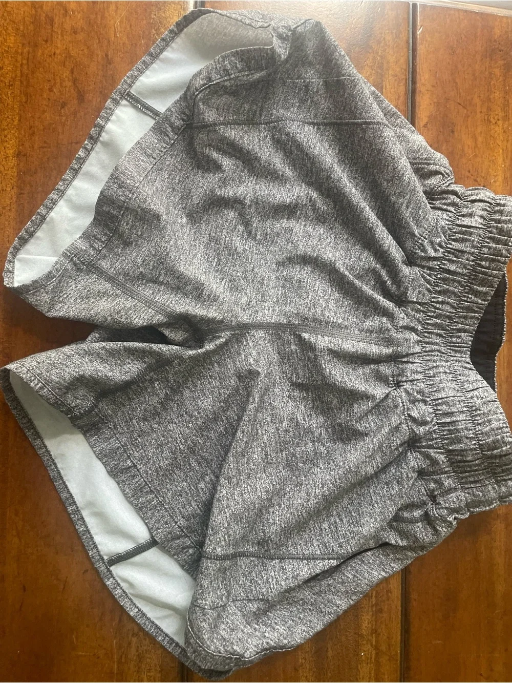 lululemon athletica Heathered Gray Athletic Shorts